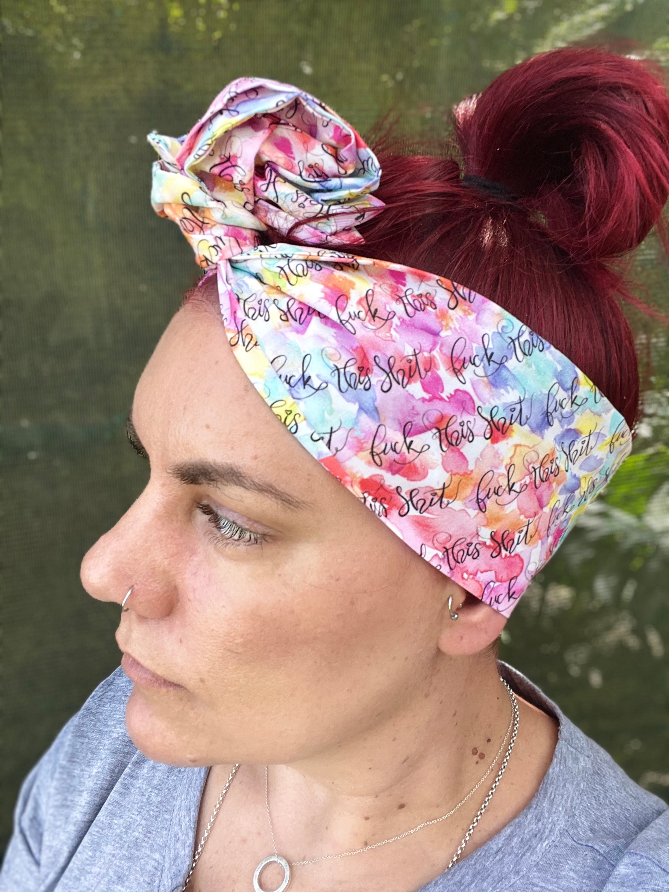 I fu**ing love Rainbows Fabric