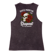 Gentle Parenting Dropout Tank - Black Stone Washed
