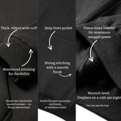 Leopard Christmas oversized Black Hoodie