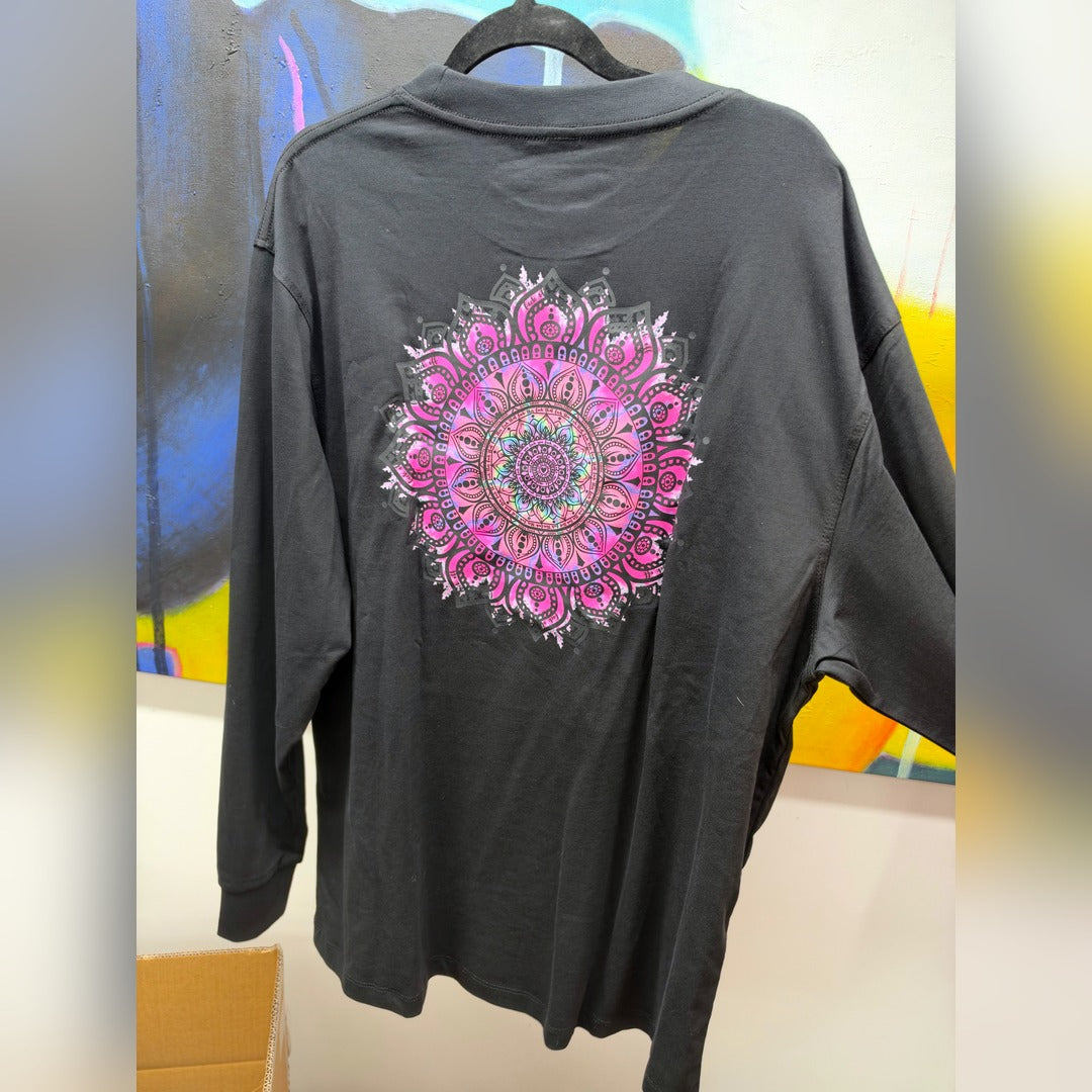 -Fuck Up- Fuck it Mandala Long Sleeve Tee Large (14)