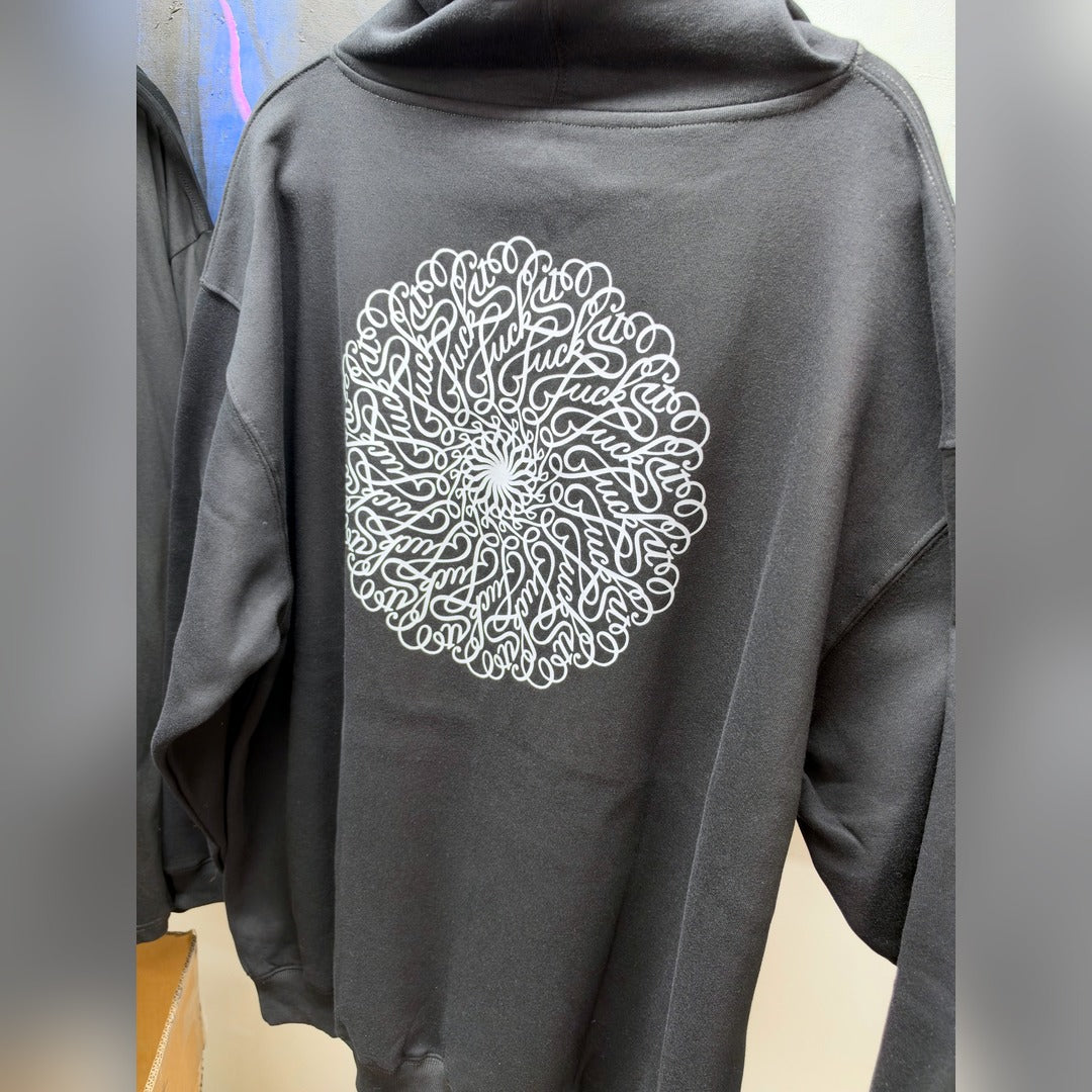 -Market Stash- White Fuck it Madala Hoodie 3XL (Size 20)