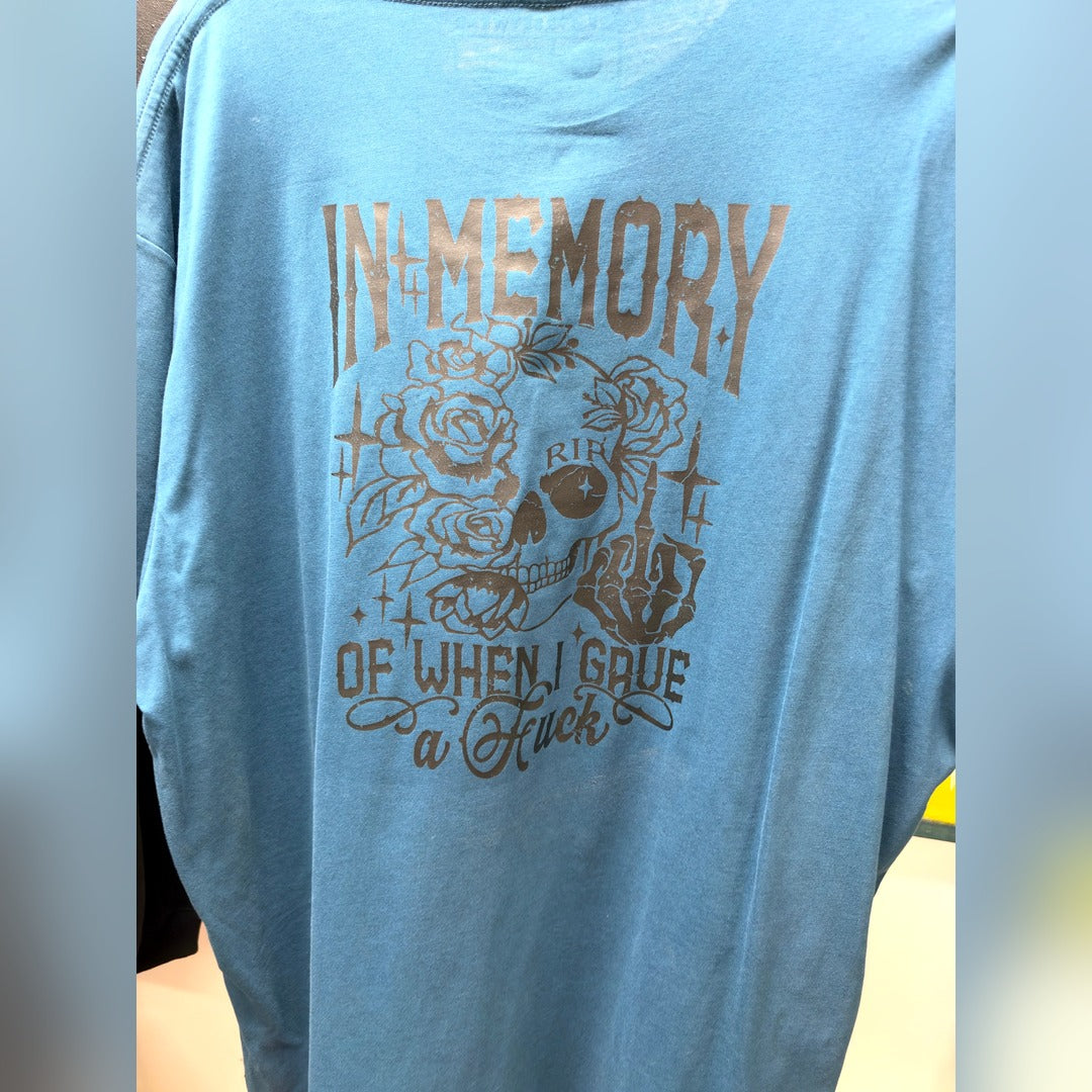 -Market Stash- In Memory Teal Tee 3XL (Size 20)