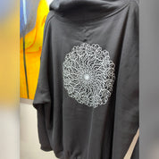 -Fuck Up- White Fuck it Mandala Hoodie 6XL (Size 26)