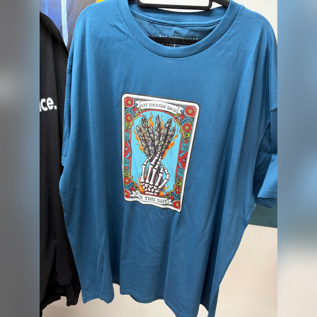 -Market Stash- Sage Teal Tee 5XL (Size 24)