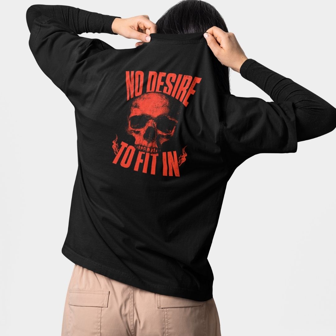 No Desire V Neck Oversized T-shirt