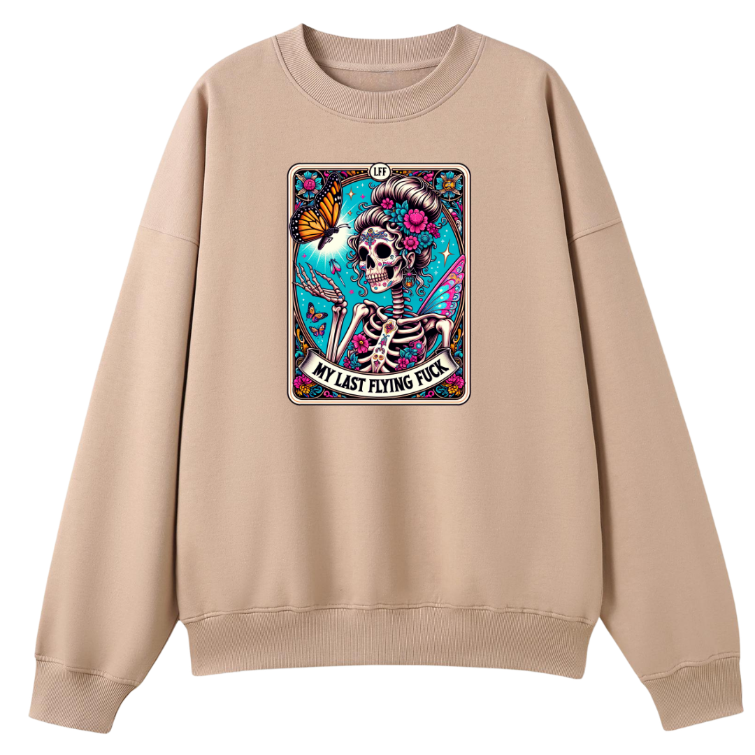 My Last Flying Fuck Oversized Crew Neck
