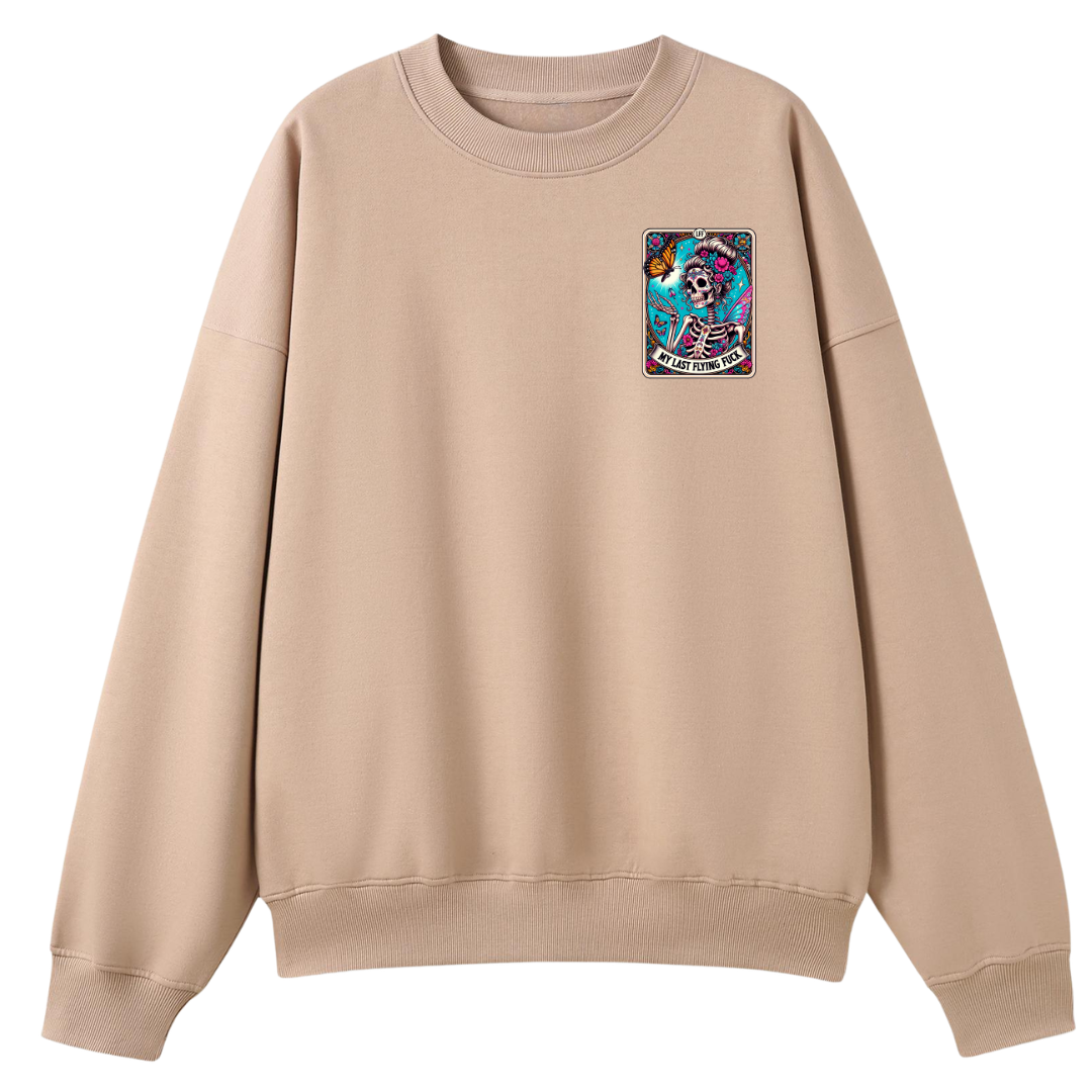 My Last Flying Fuck Oversized Crew Neck