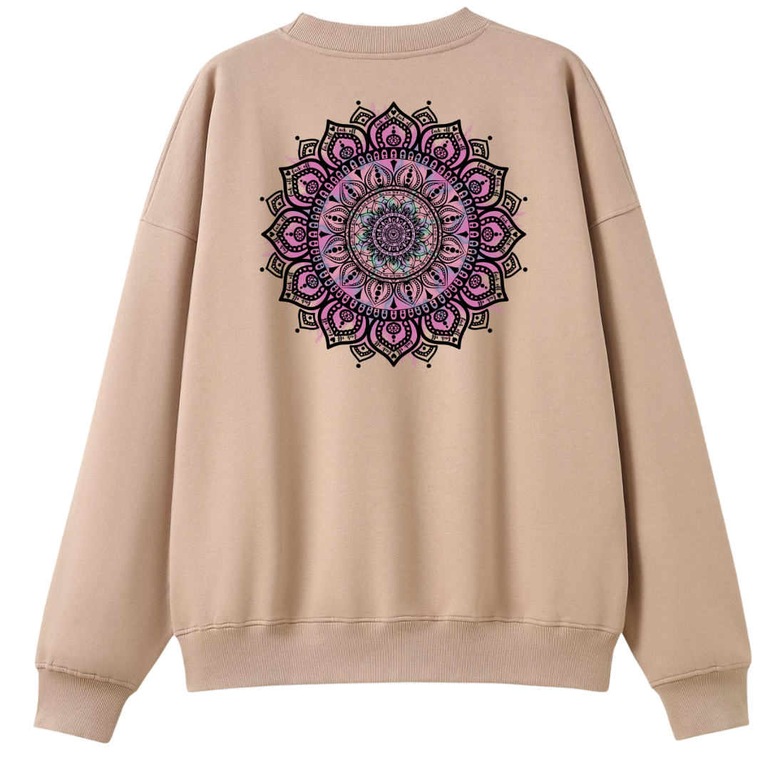 PeachCrewNeck-PinkMandala-BackPrint.png