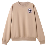 Roses and Bones Oversized Crew Neck