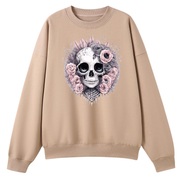 Roses and Bones Oversized Crew Neck