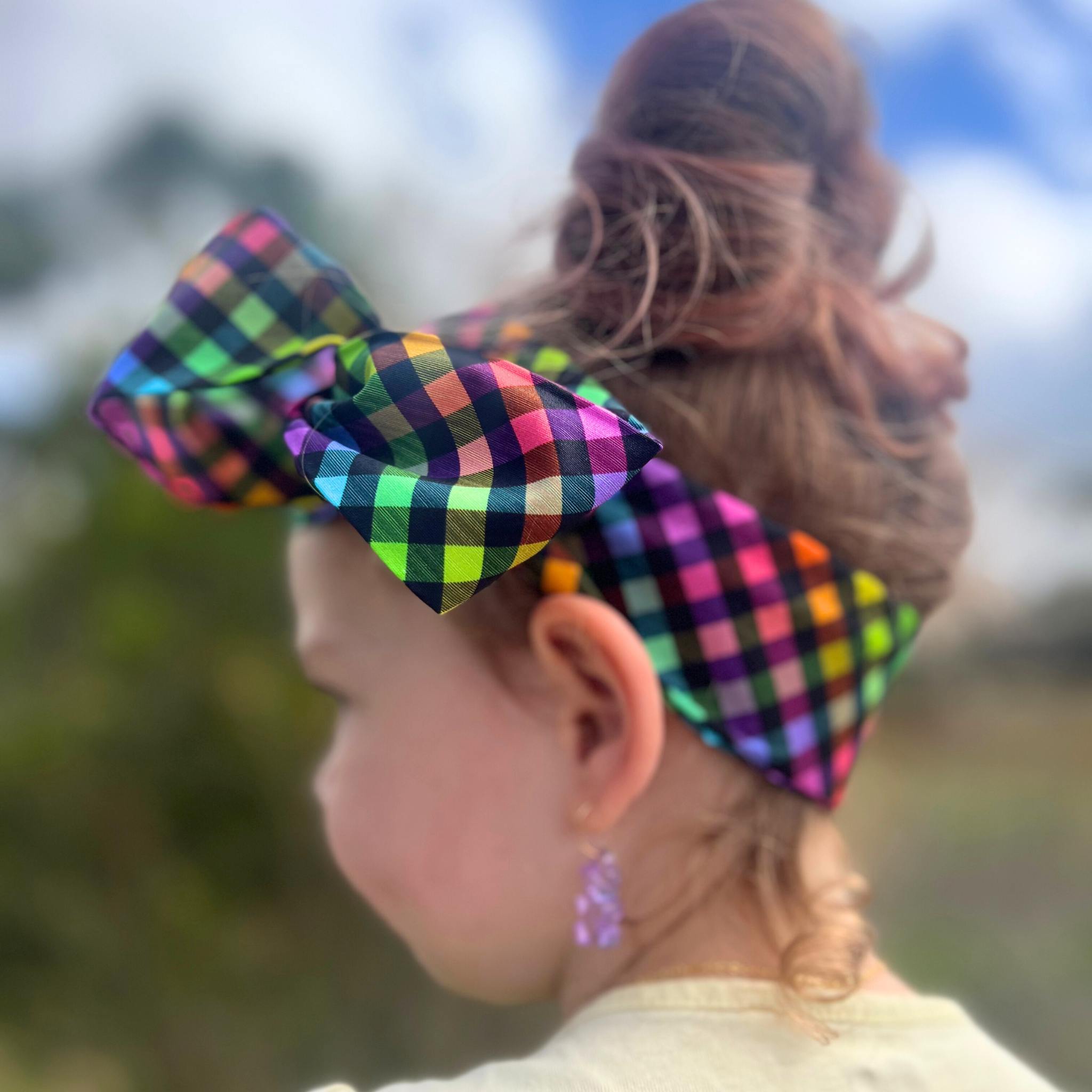 Colourful children's hair accessories handmade in Australia