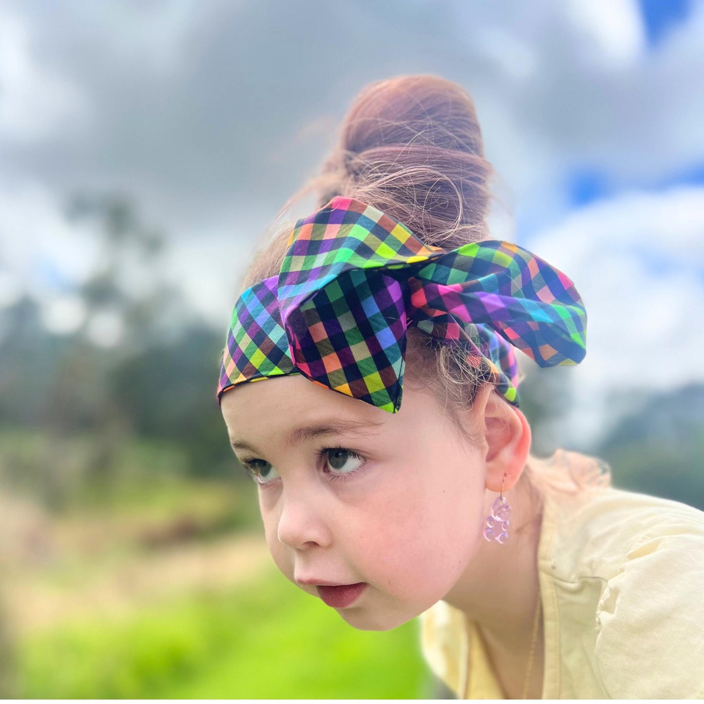 Colourful children's hair accessories handmade in Australia
