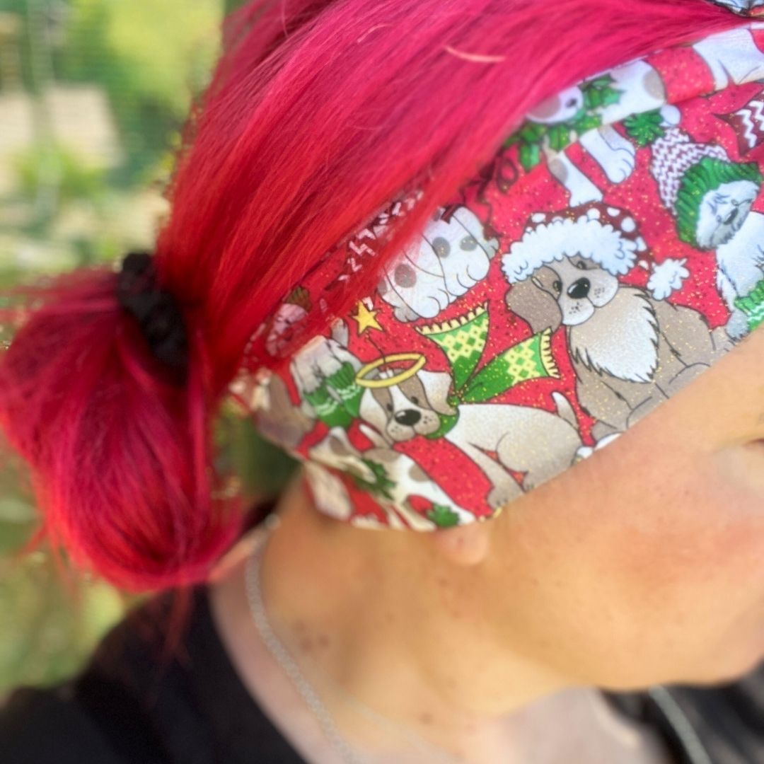Santas Dogs boho wire headband, made in Melbourne, 100% adjustable
