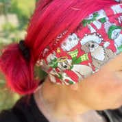 Santas Dogs boho wire headband, made in Melbourne, 100% adjustable
