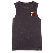 Gentle Parenting Dropout Tank - Black Stone Washed
