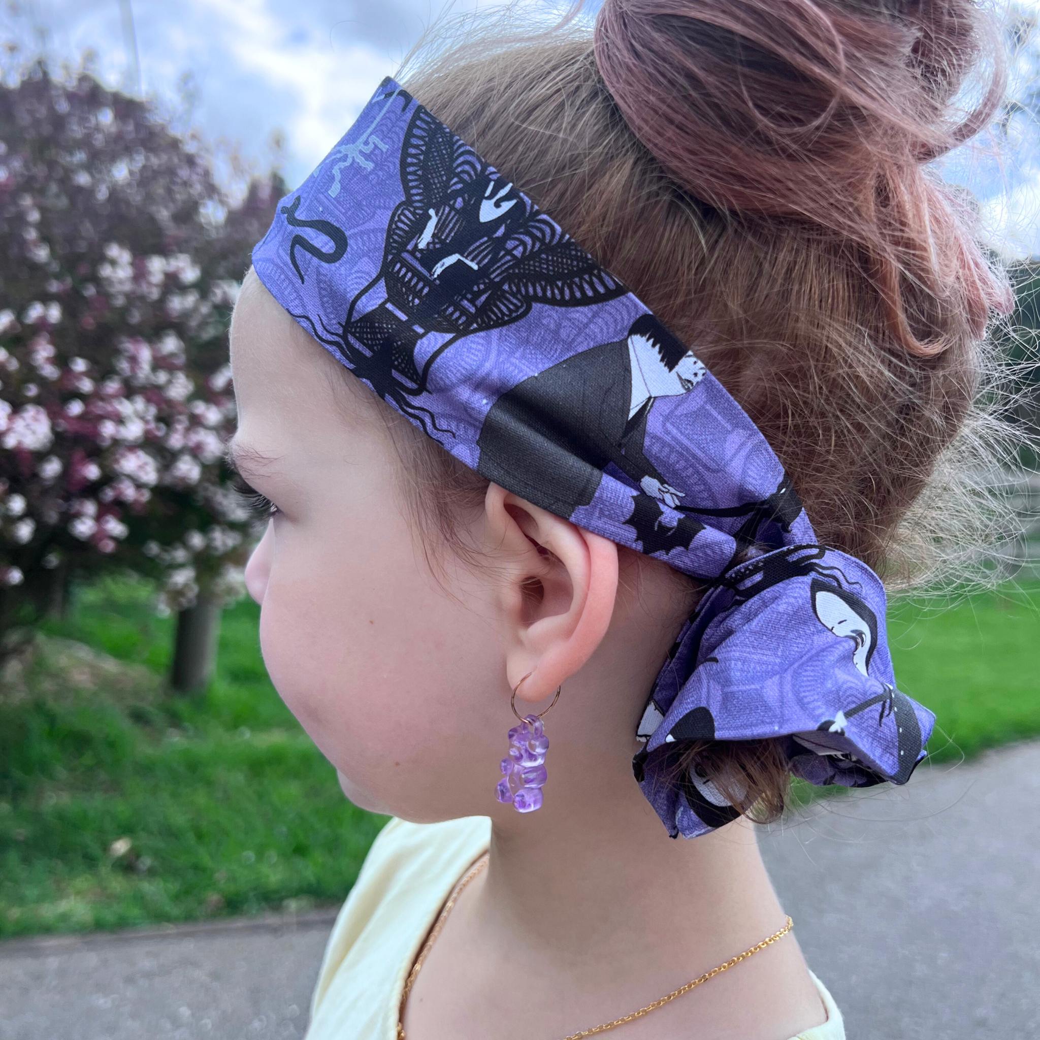 Gothic kids hair accessories handmade in Australia