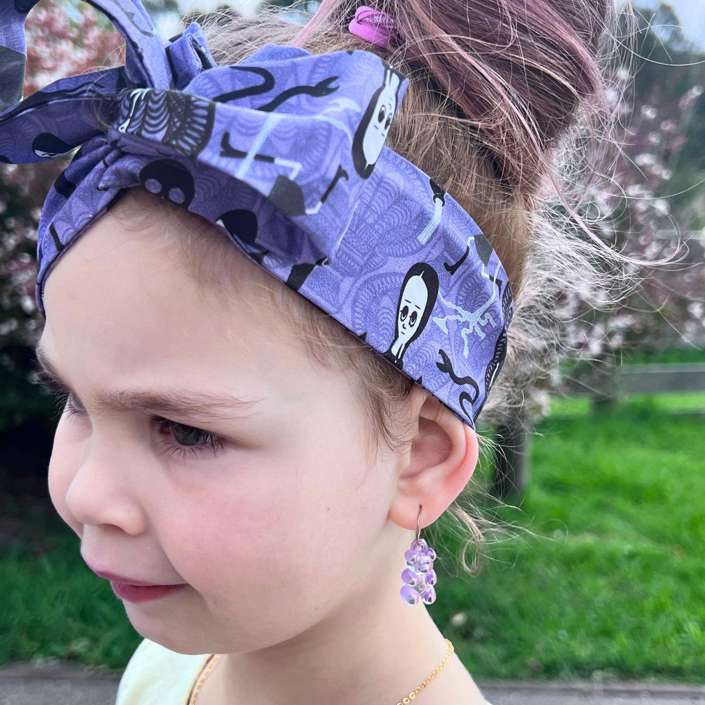 Gothic kids hair accessories handmade in Australia