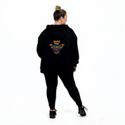 Done Being Polite oversized black hoodie women's plus size streetwear Australia sizes 10-40 Bae Bands