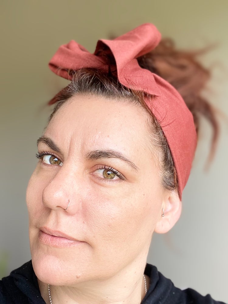 Rust Coloured Boho Wire Headband - Bae Bands Australia Twist Bow Wire Headband allows for your headband to stay in place all day with no headaches,