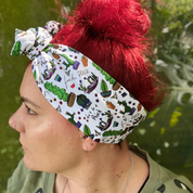 F**king P*ick on White Wired Head Wrap