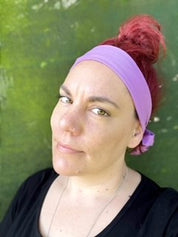 Purple Boho Wire Headband - Bae Bands Australia Twist Bow Wire Headband allows for your headband to stay in place all day with no headaches,