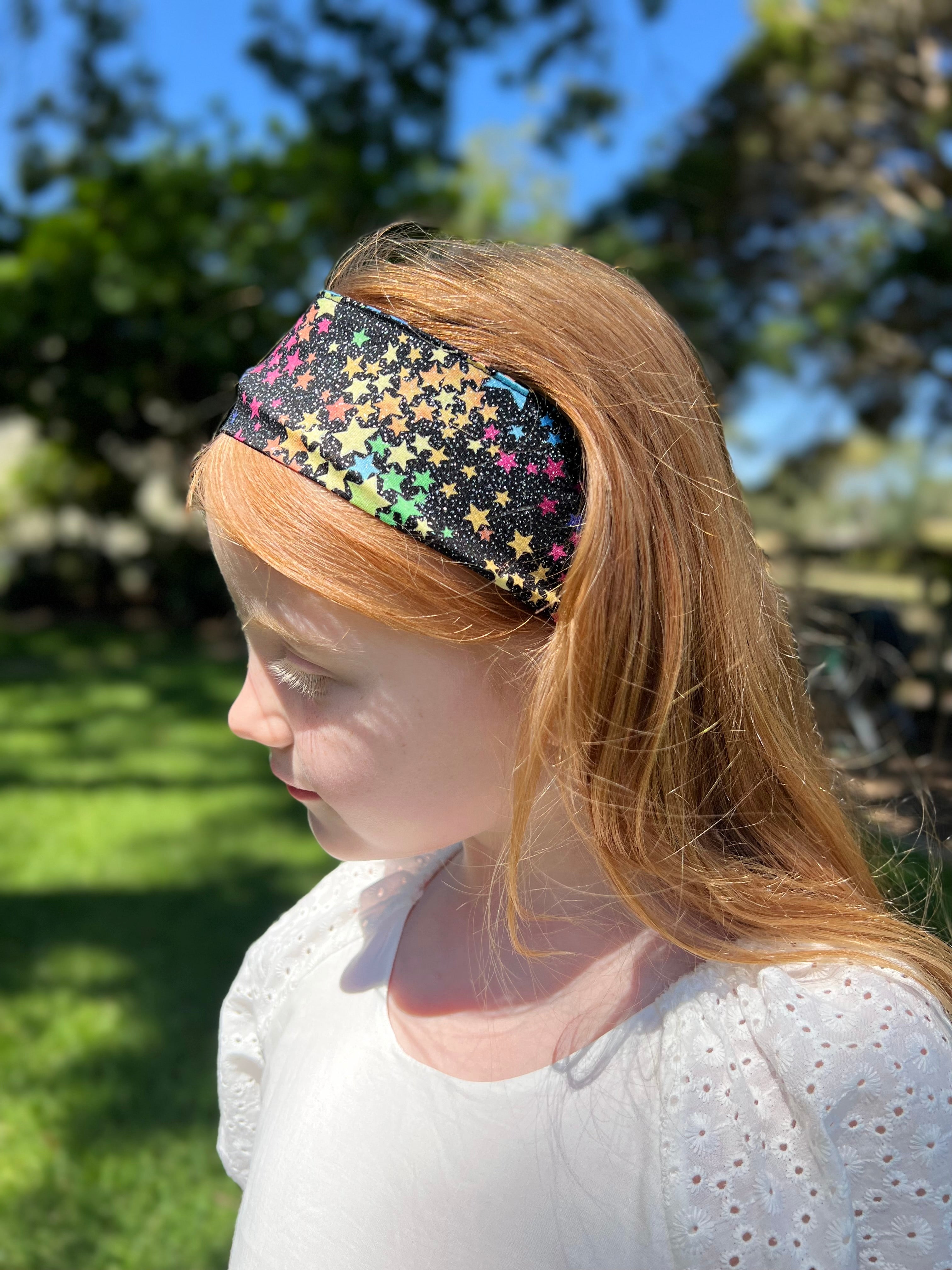 Sparkle Star- Bae Kids Boho Wire Headband - Bae Bands Australia Twist Bow Wire Headband allows for your headband to stay in place all day with no headaches,