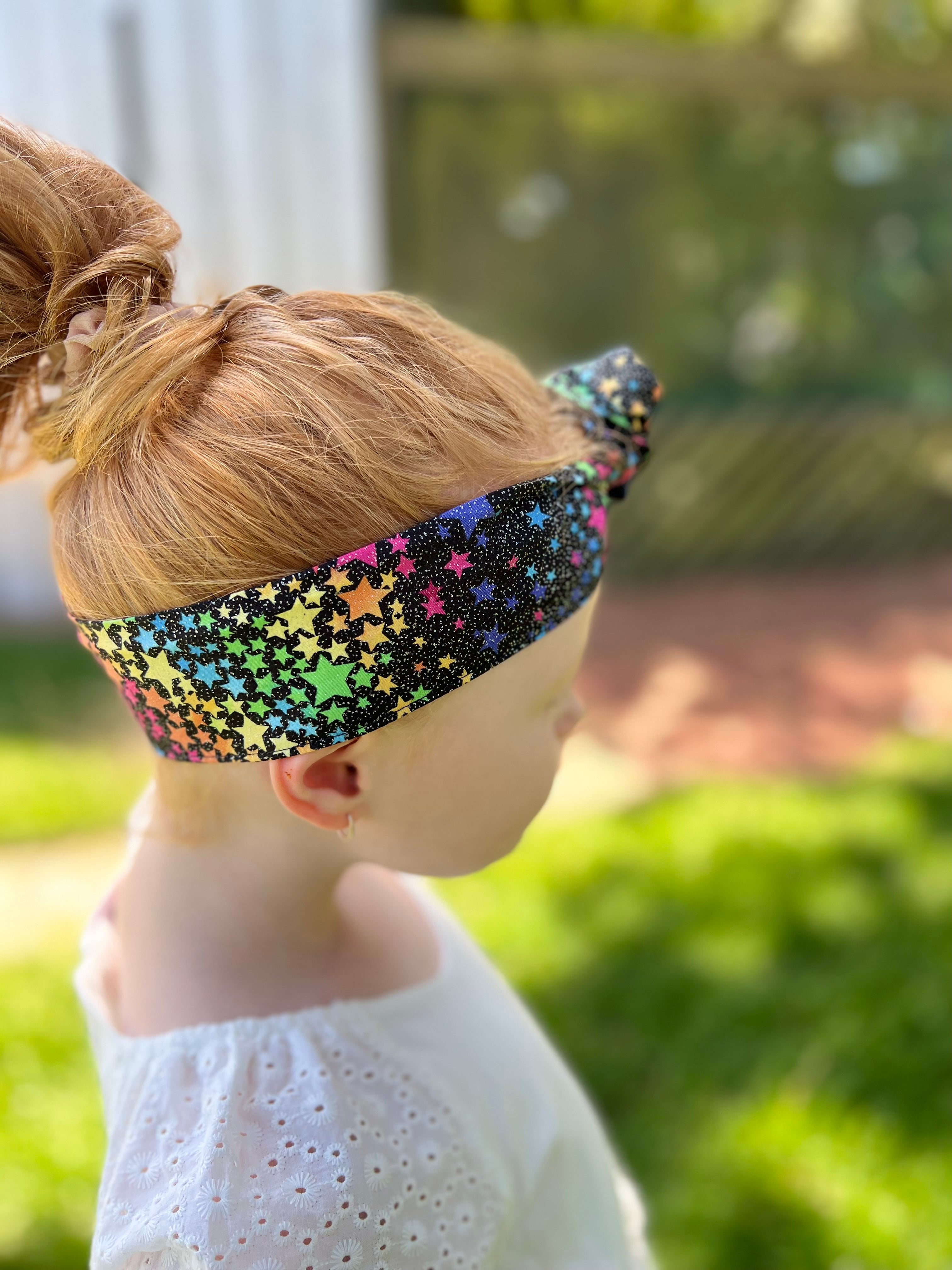 Sparkle Star- Bae Kids Boho Wire Headband - Bae Bands Australia Twist Bow Wire Headband allows for your headband to stay in place all day with no headaches,