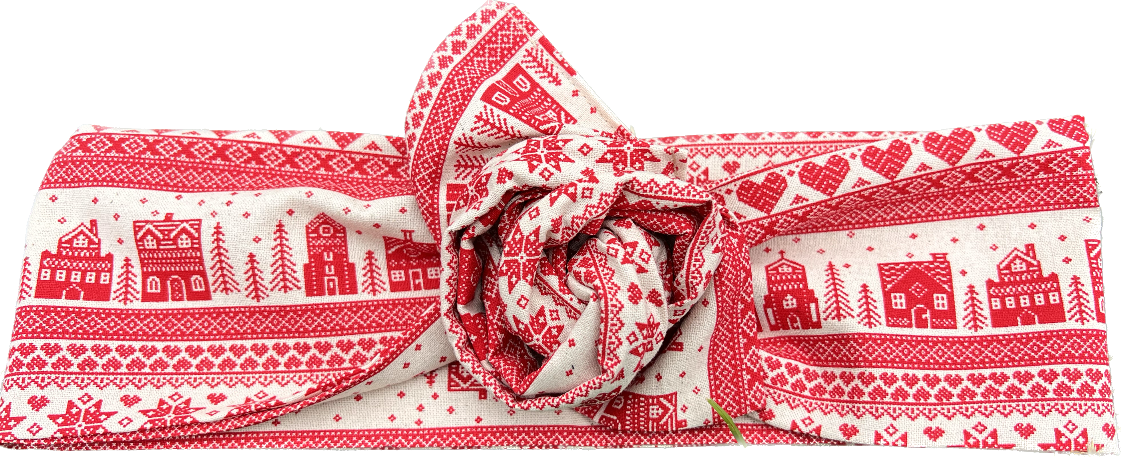 Xmas Ugly Sweater Wired Head Wrap